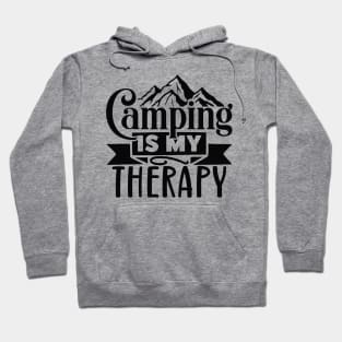 Camping is my Therapy Hoodie